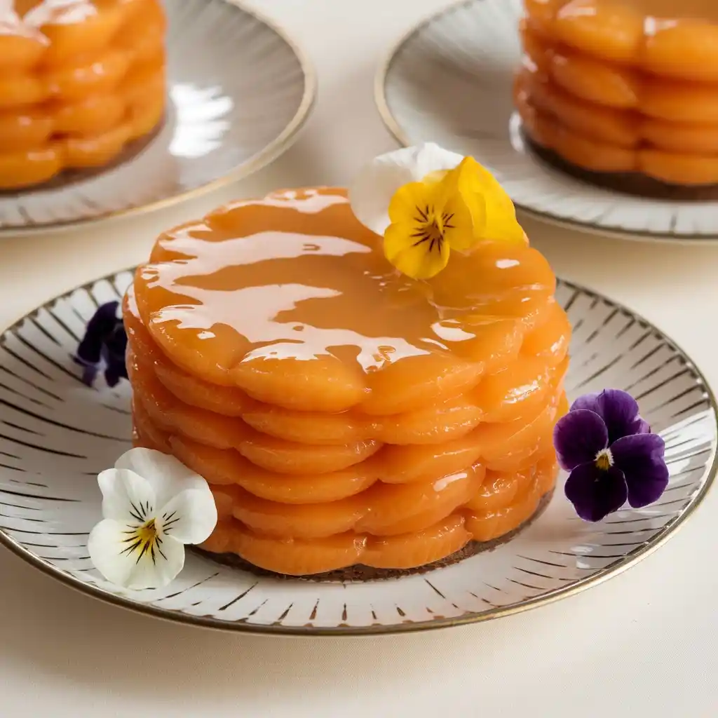 Entremet abricot