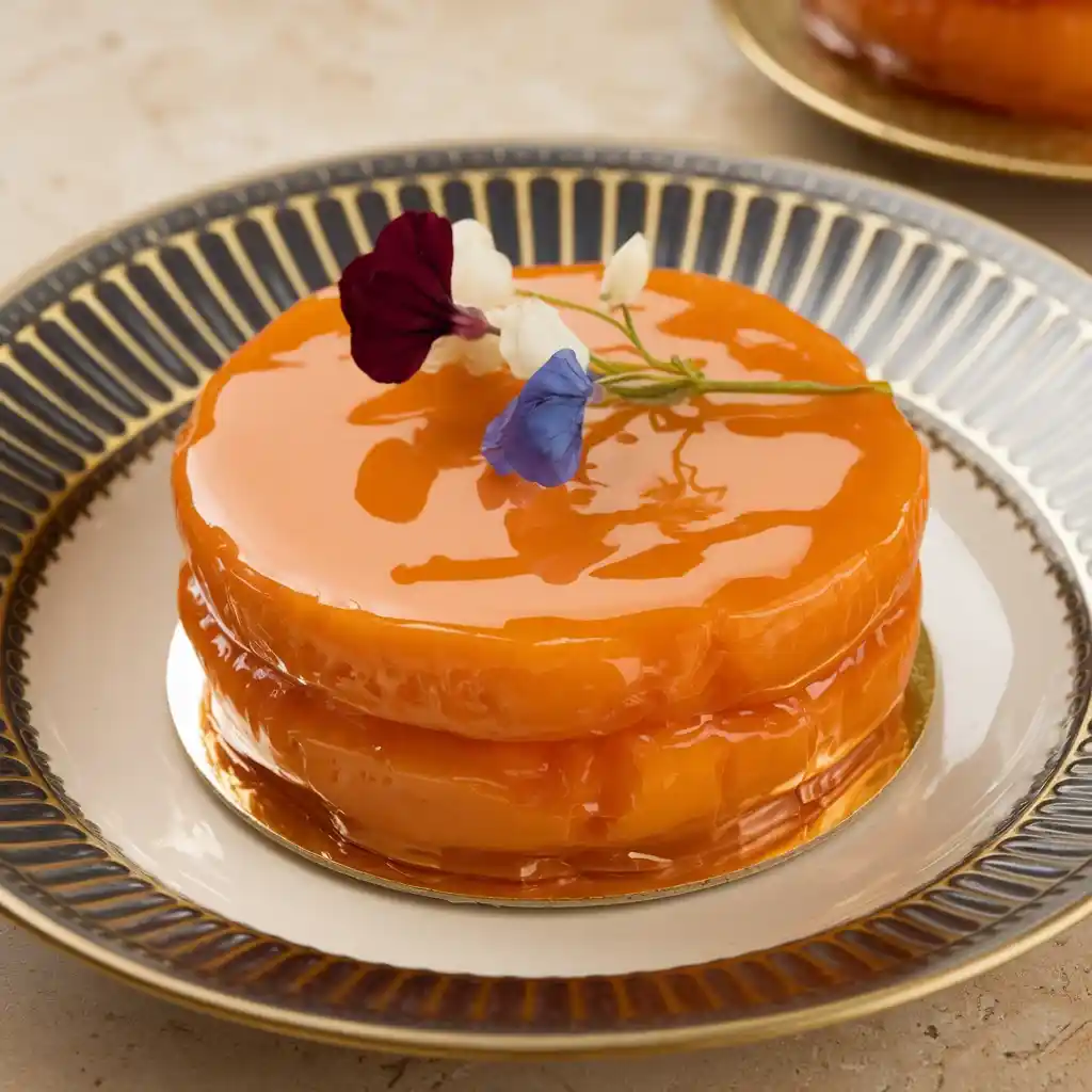 Entremet abricot